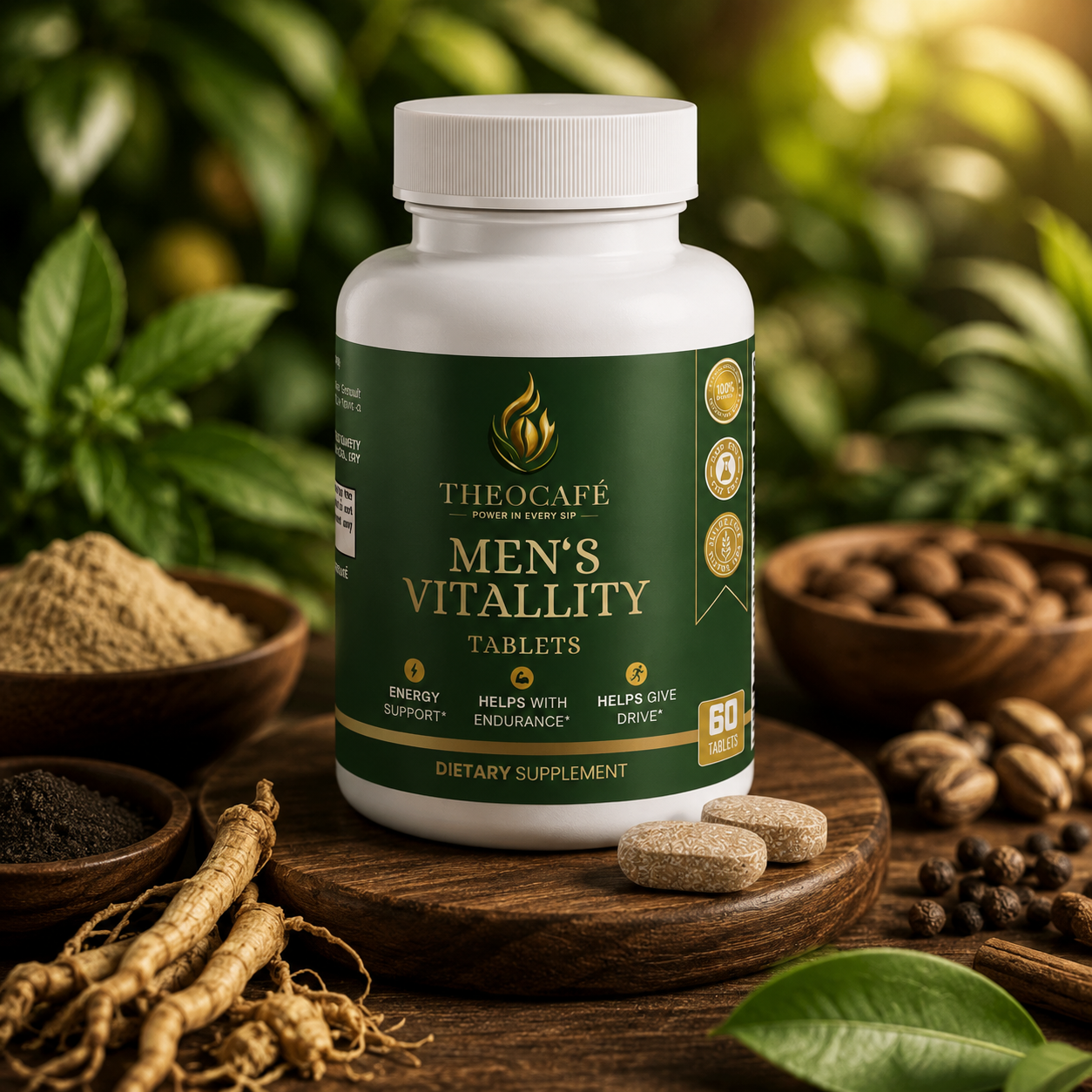 Theocafé Men's Vitality Tablets