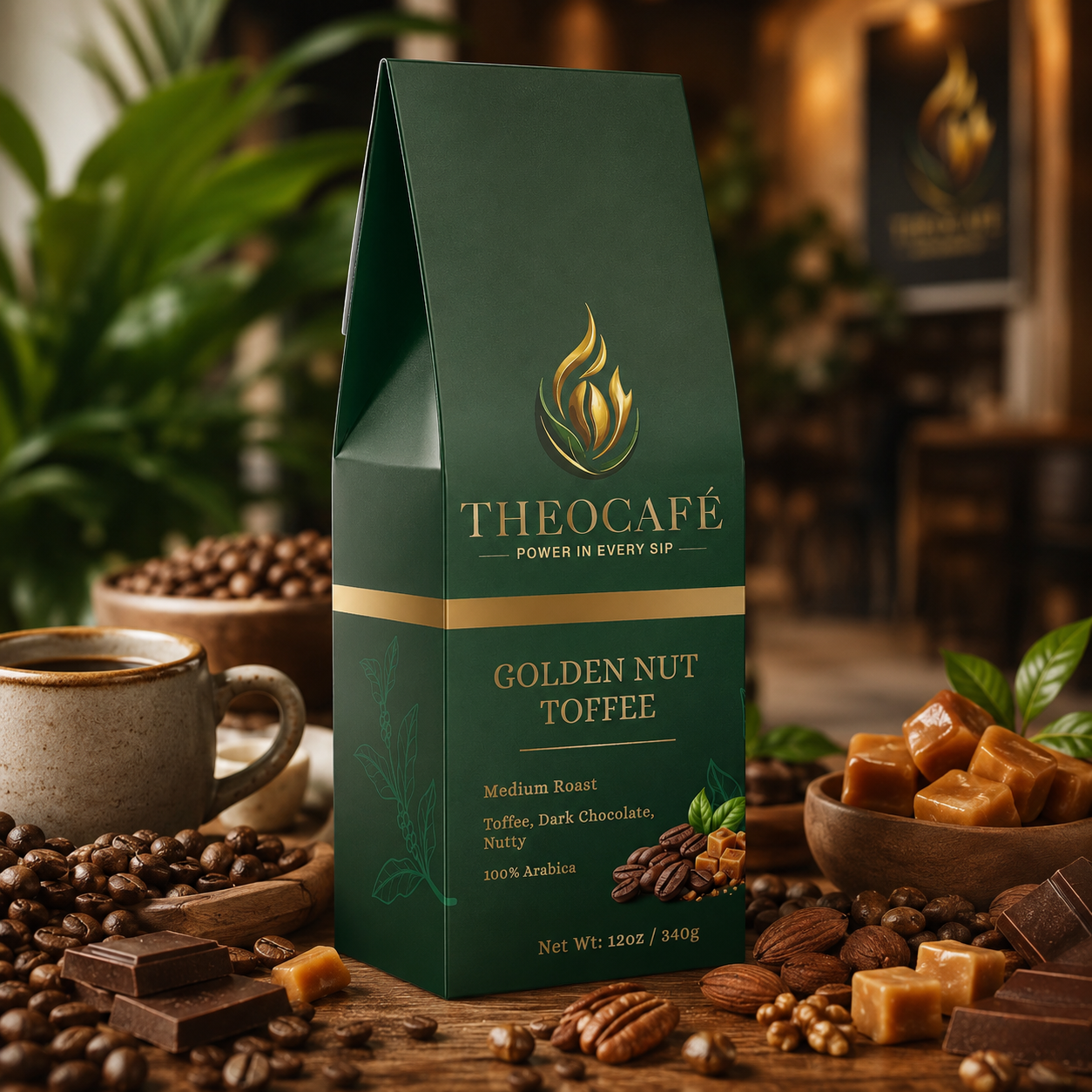Theocafé Golden Nut Toffee Coffee